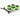 Rigid Revolver Compression Fitting 3/8" x 1/2" 4 Pack - Dual Tone Anodized Green