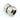 Primochill Diamond Knurled Grip Coupler- Nickel Plated Brass - Silver