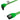 Serial ATA 3.0 600Mb/s Cable w/ Metal Latch - Straight to Right Angle - 24" - UV Green