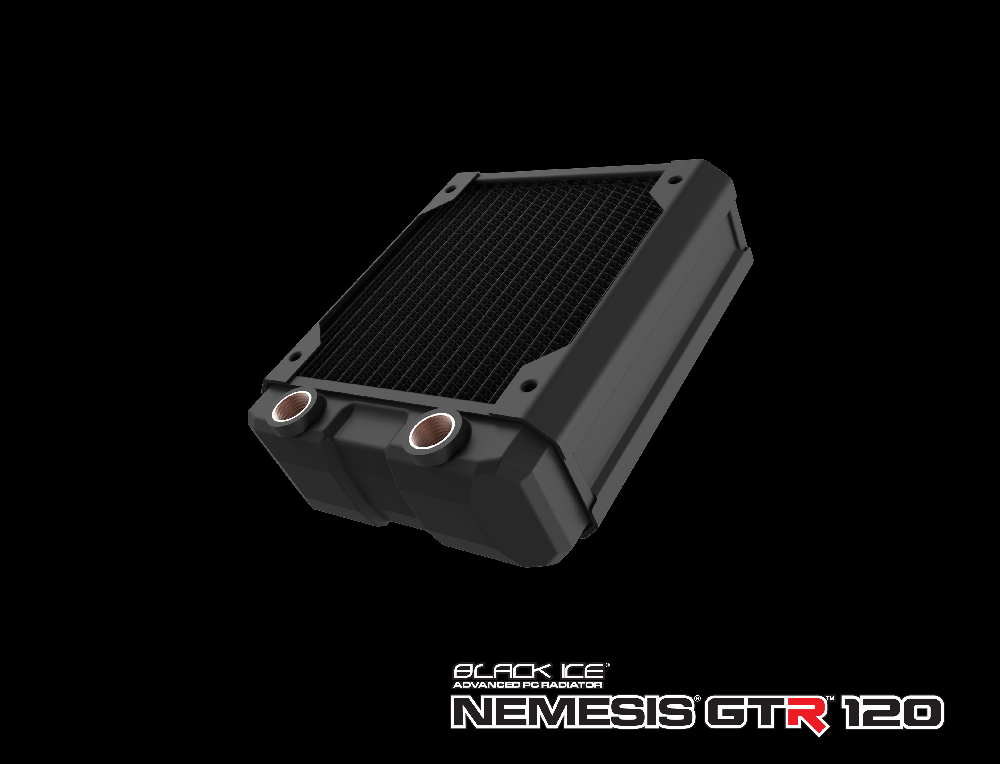 Hardware Labs Black Ice® Nemesis® GTR Black Carbon Radiator ...