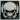 Kikboxes Skull & Blade 1 x 120mm Radgrill - Black Powder Coat