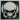 Kikboxes Skull & Blade 1 x 120mm Radgrill - Black Powder Coat