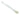 *** NEW *** mod/smart Kobra Cable 4pin EZ Pinch Molex Extension - White - 8 Inch