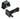 Lian Li Face Plate Clip - Male and female set (Older Cases) - Black