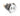 ModMyToys Anodized Illuminated Switch - 22mm Momentary - Silver/White