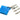 Female Molex Housing UV Blue