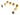 Monsoon Free Center Compression Fittings, 3/8" x 5/8" Six Pack - Gold