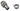 Nozzle Single, Swivel/Lock Barb [For ID: 10mm (3/8