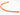 *** NEW *** mod/smart Kobra Cable 4pin P4 Extension - UV Orange - 16 Inch