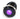 Vandal Resistant Illuminated Momentary Switch - Black - 22/19mm Purple Dot