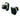 Rocker Switch Rectangle with Round Hole  - Black