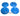 Premium Rubber Feet for PC Cases (4/pkg) - UV Blue