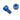 Socket Head Cap Screw  6-32 x 1/4" - Anodized Blue Aluminum - Set of 4