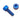 Socket Head Cap Screw 8-32 x 3/8" - Anodized Blue Aluminum - Set of 4