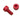 Socket Head Cap Screw  6-32 x 3/8" - Anodized Red Aluminum - Set of 4