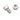 Socket Head Cap Screw  8-32 x 1/4" - Etched Silver Aluminum - Set of 4