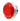 Barrowch Stop Plug Fitting - Gem Series (Silver Base) - Blood Red Gem