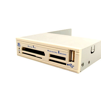 Vantec All in 1 USB 2.0 Internal Card Reader 3.5 - Black/Beige ...
