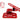 (UN)Designs Infinite Pump Bracket (for DDC pumps) -  Horizontal Version - Red