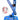 (UN)Designs Infinite Pump Bracket (for DDC pumps) -  Vertical Version - Blue