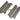 Watercool HTF4 Triple 140mm LT Radiator Stand Set - Horizontal
