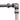 XSPC 14mm Rigid Tubing Elbow Fitting - Black Chrome FinishXSPC-14MM-RIGID-ELBOW-BKCH