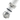 XSPC 14mm Rigid Tubing Fitting - Triple Seal (Chrome) (8 Pack)XSPC-G14-14MM-RIGID-CH-8PK