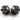 XSPCXSPC Coin Fit G1/4 to 3/8 ID 1/2 OD Compression Fitting - Black Chrome - V2 - 8 PackXSPC - COMP - 3812 - BK - V2 - 8PK