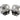 XSPC Coin Fit G1/4 to 3/8 ID 1/2 OD Compression Fitting - Black Chrome - V2XSPC-COMP-3812-BK-V2