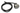 XSPC G1/4" Inline T Style 10k Sensor (Black Chrome)XSPC-T-10K-SENSOR-BC