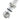 XSPC G1/4" to 14mm Rigid Tubing - Triple Seal (Black Chrome)XSPC-G14-14MM-RIGID-BC