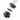 XSPC G1/4" to 14mm Rigid Tubing - Triple Seal (Black Chrome)XSPC-G14-14MM-RIGID-BC