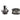 XSPC G1/4″ to 3/8″ ID, 5/8″ OD Compression Fitting (Black Chrome) V2 - 8 PackXSPC - COMP - 3858 - BC - V2 - 8PK