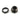 XSPC G1/4" to G1/4" Bulkhead Fitting - Black Chrome FinishXSPC-G14-BULK-BK