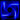 Yate Loon 120mm Low Speed Silent UV Blue Case Fan with Blue LED - D12SL - 124UB - SleevedD12SL-124UB-D