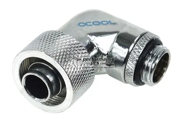 Alphacool 17029 Connection Terminal TEE T-Piece Round G1/4 Chrome Water Cooling Fittings