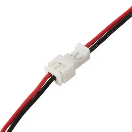 20 pairs Micro JST 1.25 2-pin male and female connector plug with cables 100 mm