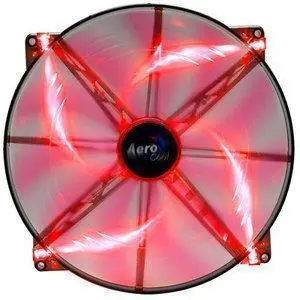 Aerocool Master 200mm Case Fan - Red LED