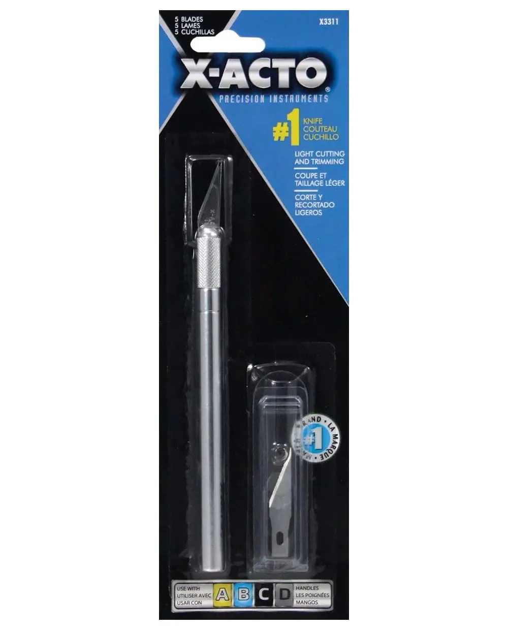 Xacto X3311 N0. 1 Precision Knife With 5 No. 11 Blades XACTO