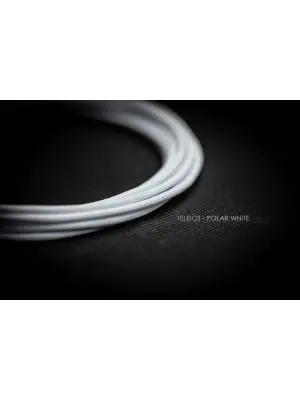 3mm White Expandable Braided DENSE Cable Sleeve x5m