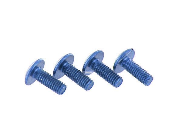 5 screws for plates color Aluminium and steel chrome single doublespeed 
